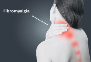 Woman waking up tired due to fibromyalgia fatigue