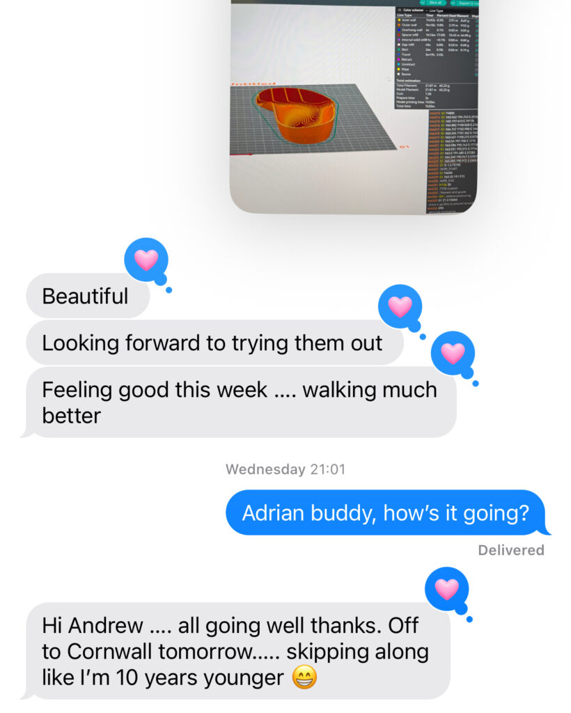 a customer review of our spine align shoe insole insert